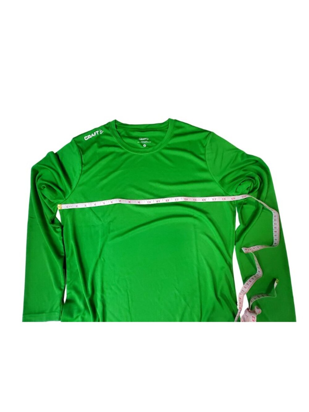 Craft Womens Green Crew neckLong Sleeve Performance Shirt M Polyester Breathable - Picture 3 of 8